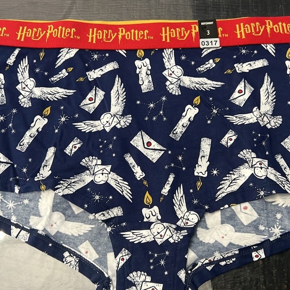 3 for $30 TORRID NWT Harry Potter Seamless Boyshort Panty - Cotton Hedwig 0317 - Picture 6 of 6